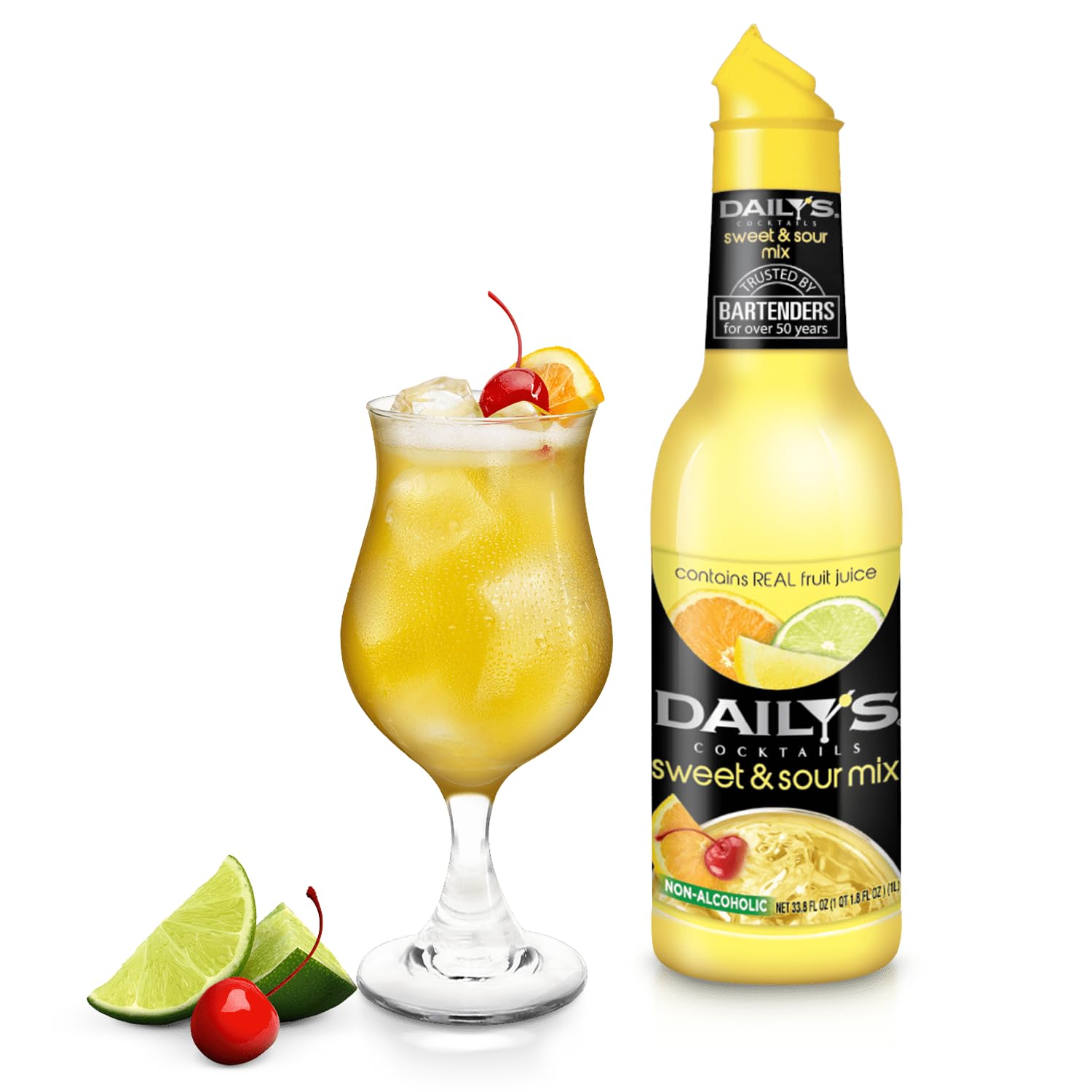 Amazon.com : Daily's Cocktail Mixer Non-Alcoholic Sweet and Sour